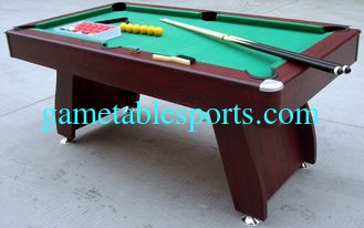 China Modern Design Billiards Game Table 6ft Snooker Table MDF Solid Wood With PVC Laminated supplier