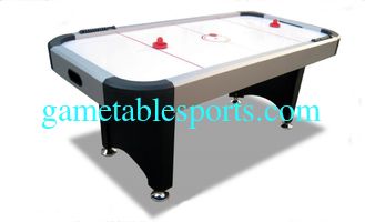 China Professional 7ft Air Hockey Table , Silver 2 Players Cheap Air Hockey Table supplier