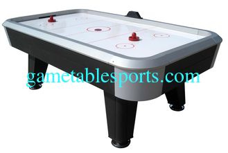 China White Ice Air Hockey Table , Wood MDF 7FT Air Hockey Table With High Velocity Motor supplier