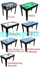 China 12 In 1 Multi Purpose Game Table Multicolor Design Table Tennis Pool Table supplier