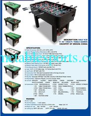China Durable 11 In 1 Game Table , 5 Feet Multi Games Table With Accessories Holder supplier
