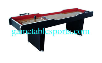 China Indoor 108 Inches Shuffleboard Game Table MDF PVC Laminate For Adult Club supplier
