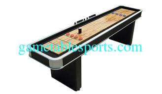 China Solid Wood 9FT Shuffleboard Game Table Box Style Base Legs For 2 Players supplier