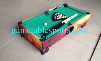 China Attractive Kids Play Mini Game Table Color Graphics Design Wood Pool Table supplier