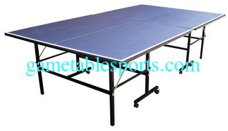 China 9FT 4 Pieces Boards Style Folding Table Tennis Table With Foldable Leg supplier