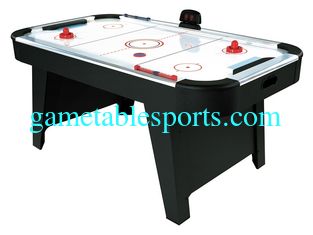 China 6 Feet Deluxe Air Hockey Game Table Electronic Scorer Smooth Playing Surface supplier