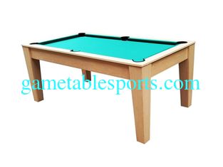 China Manufacturer pool table with dining table wood billiard table with conversion top supplier