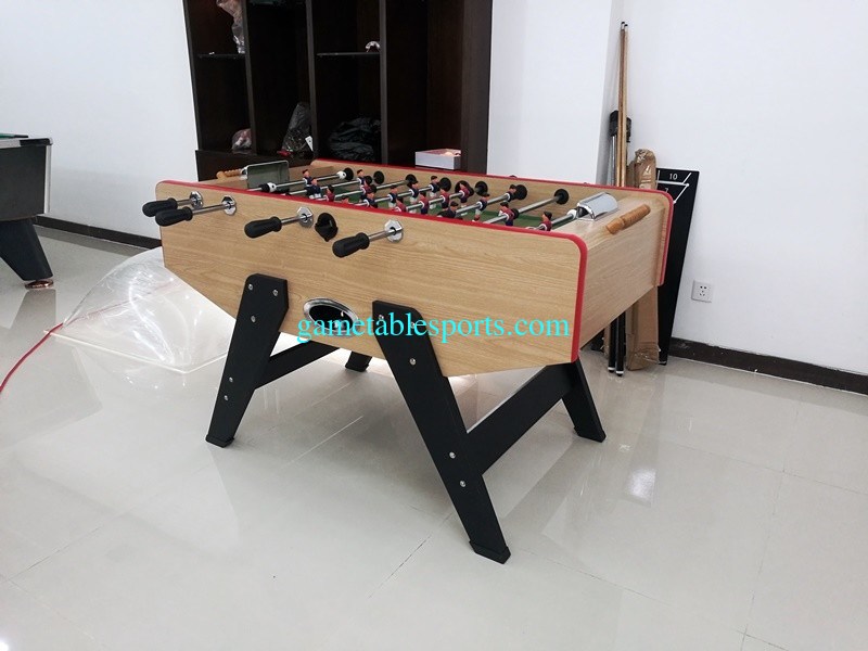 Professional France Football Table With Wood Scorer / Telescopic Rods ...
