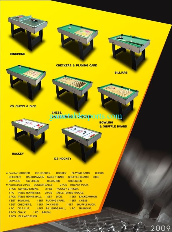 4 FT Multi Game Table Comfortable 14 in 1 game table With Multicolor Player