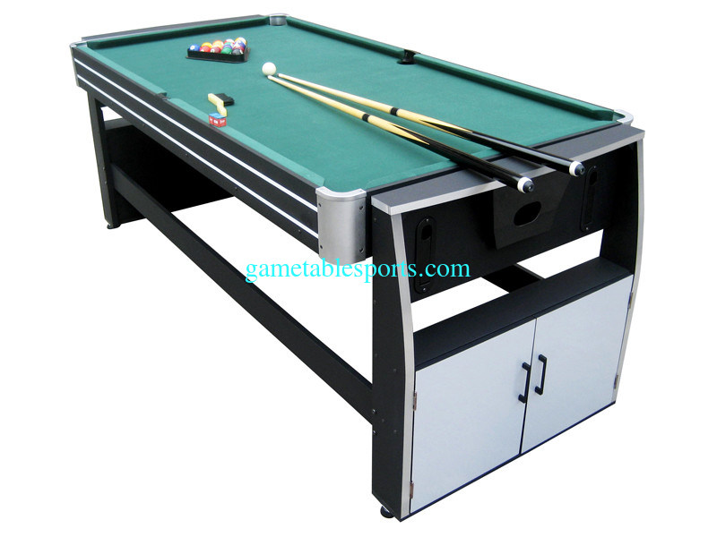 7 FT Swivel Multi Purpose Game Table , Flip Game Table Billiards Indoor
