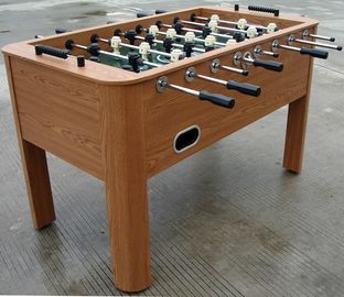 Wooden Soccer Game Table PVC Lamination Steel Rod Robot Player For Club supplier