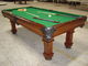 Tournament 8 Foot Billiard Table , Home Pool Tables With Painted / Leather Pockets supplier