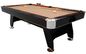 Standard Size 8FT Billiards Game Table Metal Corner With Camel Brown Cloth supplier