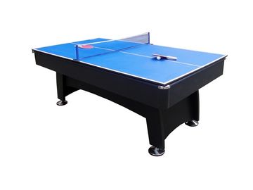 Promotional 7FT Ping Pong Pool Table Metal Chrome Corner With Conversion Top supplier