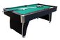 Solid Wood American Pool Table , Indoor Pool Table With Conversion Top supplier