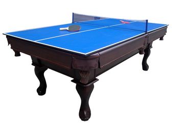 Standard 96 Inches Pool Game Table Solid Claw Legs With Conversion Ping Pong Top supplier