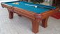 Deluxe 96 Inches Billiard Game Table With Leather Pocket / Wool Felt Play Court supplier