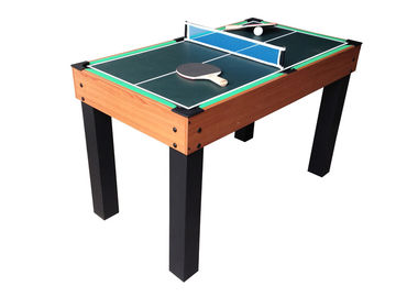 Fashionable Multi Game Table Wood Billiard 10 In 1 Game Table For 2 / 4 Players supplier