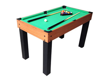 Fashionable Multi Game Table Wood Billiard 10 In 1 Game Table For 2 / 4 Players supplier