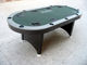84 Inches Oval Poker Table , Indoor  Modern Poker Table With Folding Legs supplier