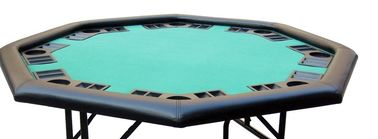 48 Inches Octagon Poker Table , Professional Poker Table With Soft Playing Surface supplier