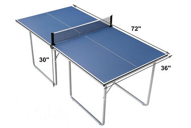 Not Knock Down Competition Table Tennis Table , Easy Storage 6FT Inside Ping Pong Table supplier