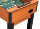 4FT Deluxe Football Table with telescopic play rods wood color PVC finish supplier