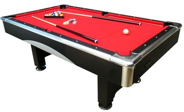 Chromed coner 7 FT Electronic Billiard Table with Flash and Busic wood pool table supplier